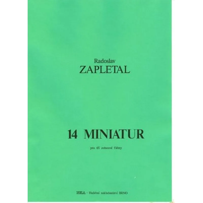 NELA 14 miniatur pro 3 zobcové flétny