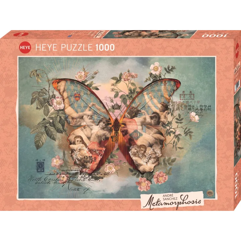 Puzzle Heye 1000 dielikov Metamorphosis: Krídla I