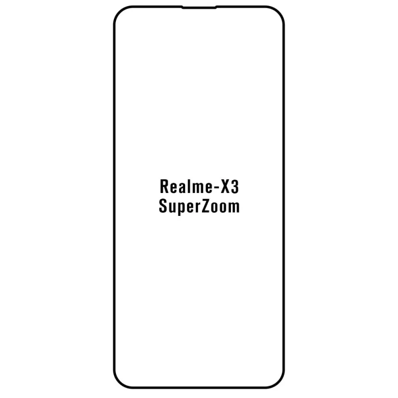 Sunshine Realme X3 SuperZoom Predná Hydrogél ochranná fólia Strih: Predná 2, Typ fólie: Anti-Spy (Privacy)