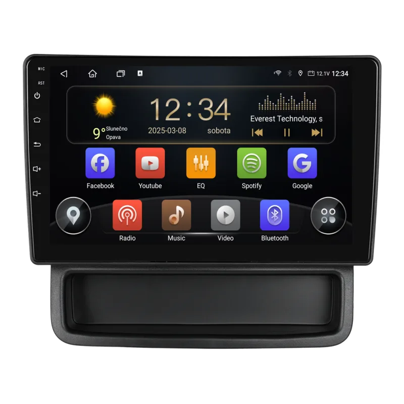 Isudar 2DIN autorádio T72-IEV201 Android, Renault Trafic II / Opel Vivaro A / Nissan Primastar T72-UN04/A8021