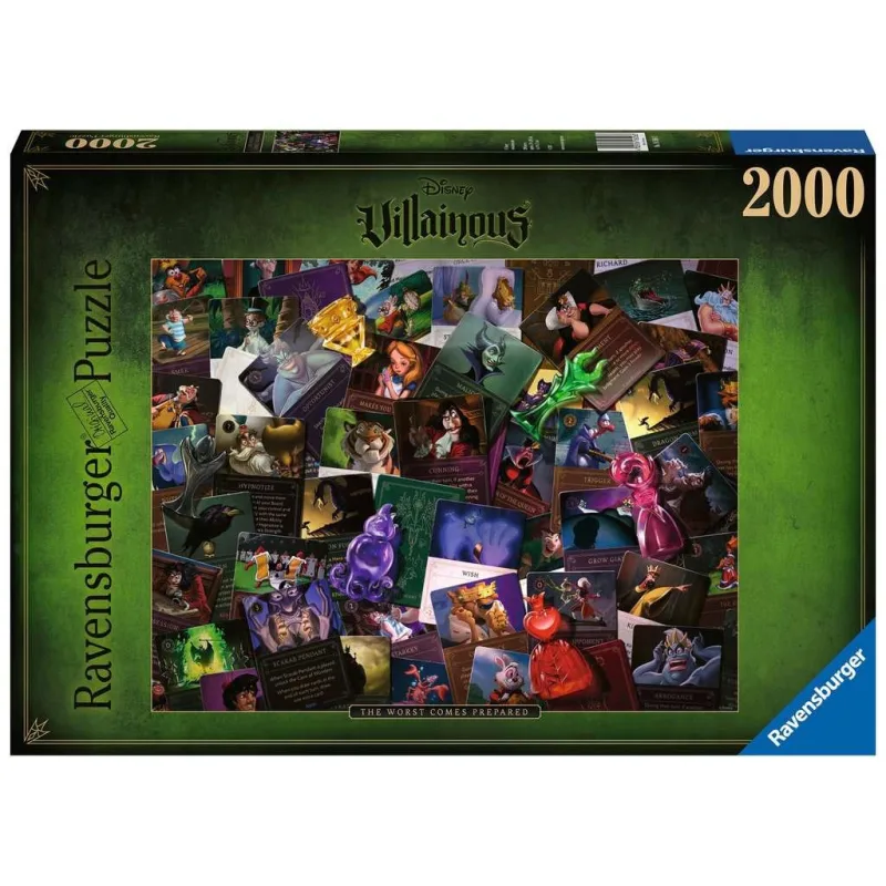 Ravensburger Puzzle Disney Villainous: Tí najhorší prichádzajú pripravení 2000 dielikov