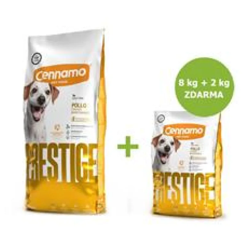 Prestige Dog Adult Mini Chicken 8kg + 2kg ZDARMA