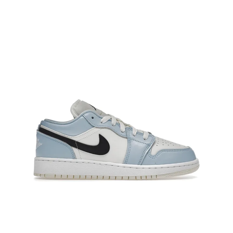 Jordan 1 Low Ice Blue Black (GS) - 40