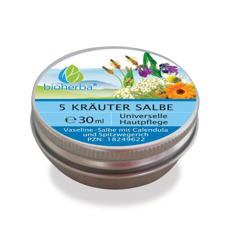 Bioherba 5-bylinná univerzálna masť na pokožku - 30 ml -
