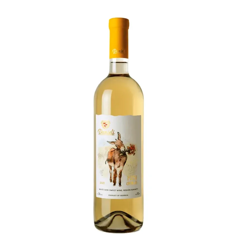 Danieli Winery KISI polosladké biele víno – 0,75 l 12% obj. (holá lahev)
