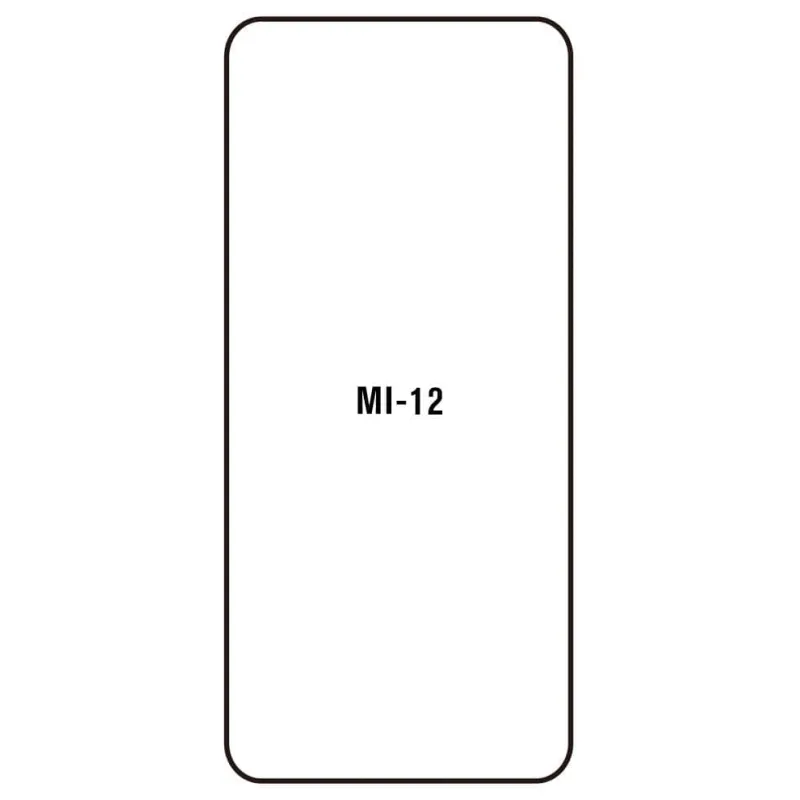 Sunshine Xiaomi 12 / 12X Predná Hydrogél ochranná fólia Strih: Predná 2, Typ fólie: Číra