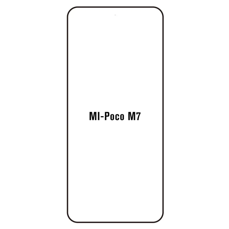 Sunshine Xiaomi Poco M7 5G Predná Hydrogél ochranná fólia Strih: Predná 1, Typ fólie: Číra