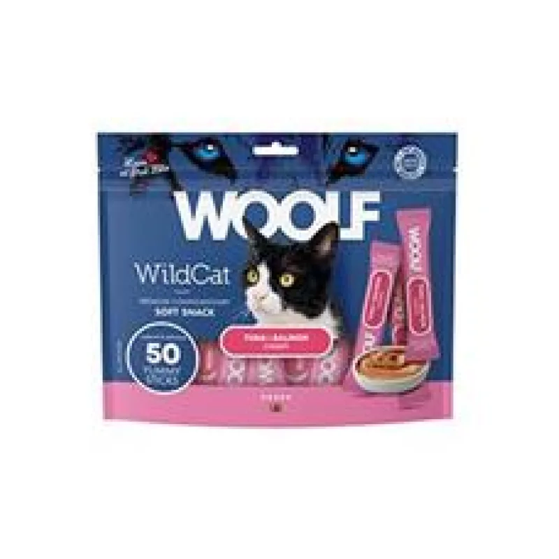 WOOLF WildCat Cream Regular Tuna&Salmon 50x14g