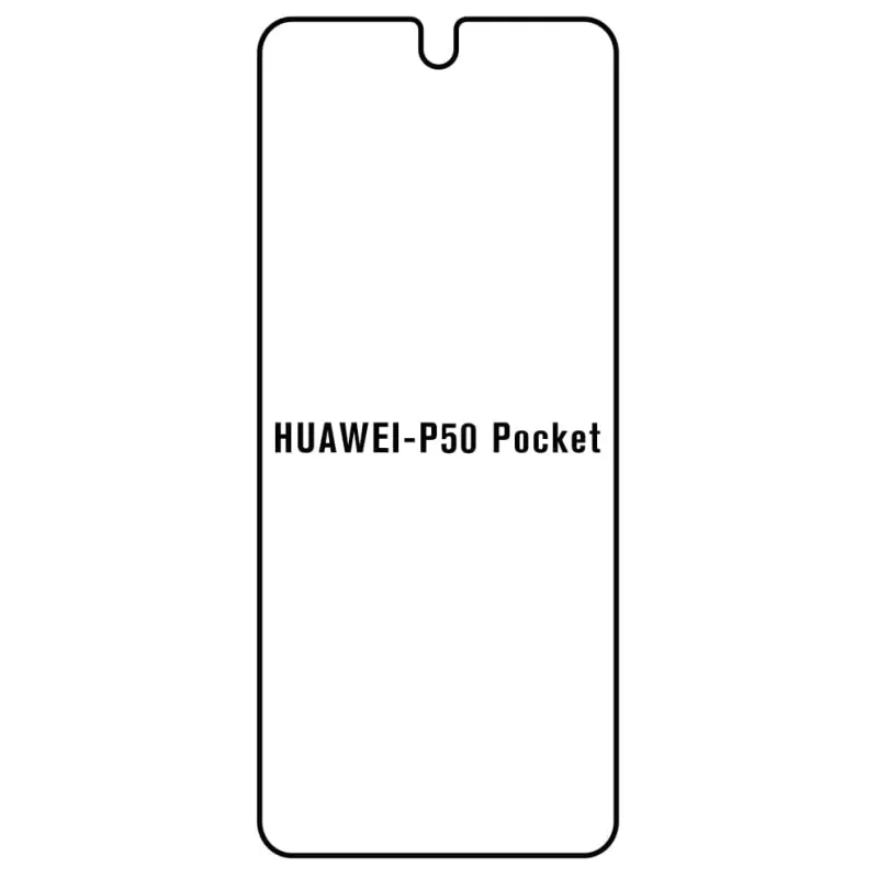 Sunshine Huawei P50 Pocket 4G Predná Hydrogél ochranná fólia Strih: Kompatibilná s krytom, Typ fólie: Číra