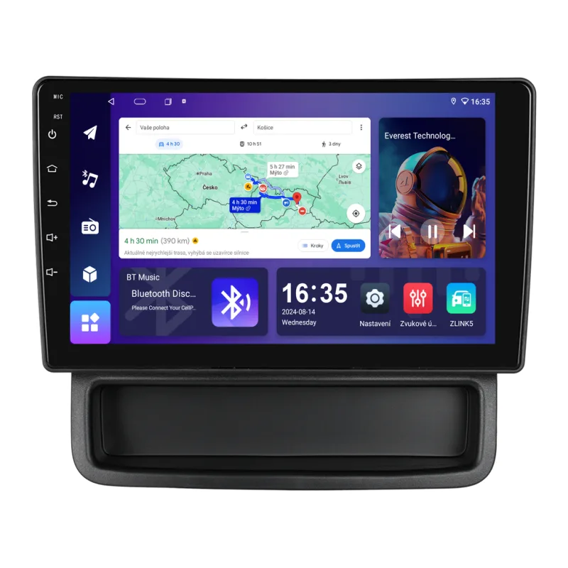 Isudar 2DIN autorádio T68B-IEV201 Android, Renault Trafic II / Opel Vivaro A / Nissan Primastar T68B-UN06/A8021