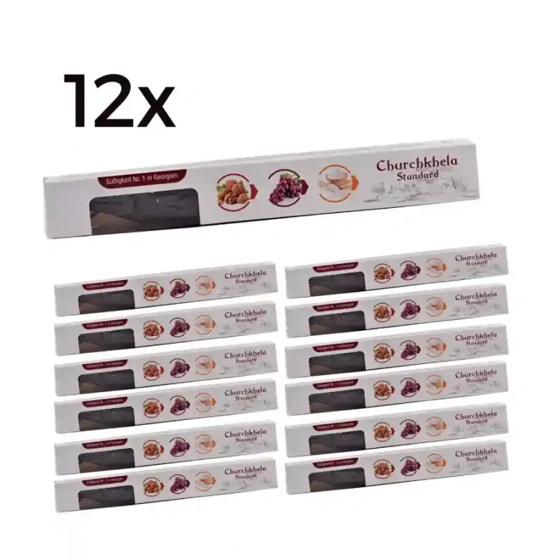 12x Čurčchela s vlašskými orechmi