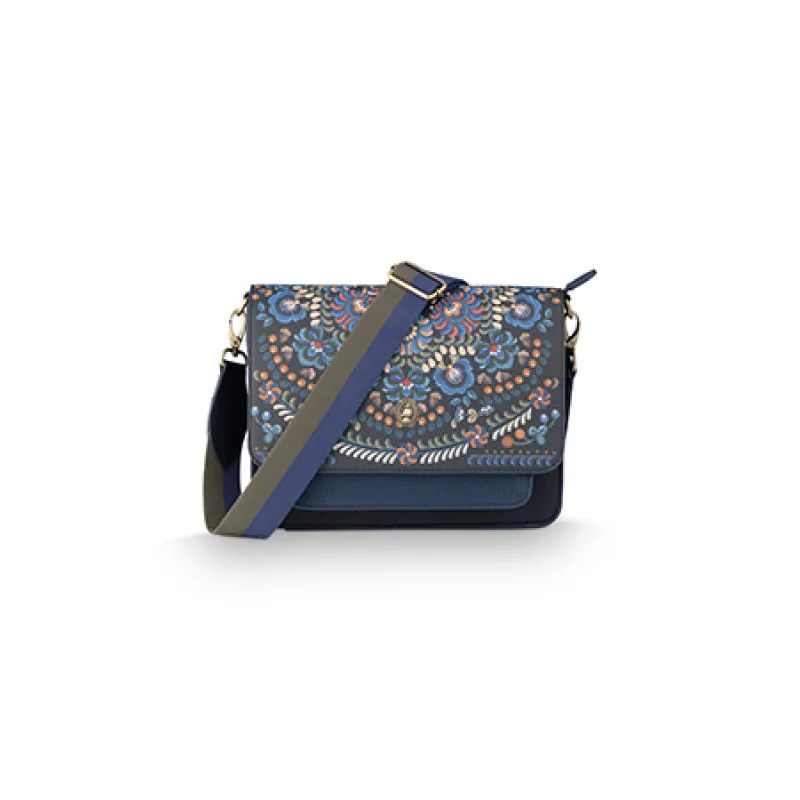 Pip Studio II Ricamo Cross Body kabelka - tmavě modrá