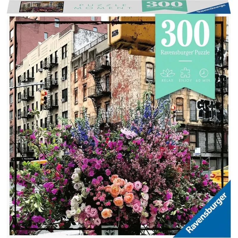 Puzzle Ravensburger 300 dielikov Moment: Kvety v New Yorku