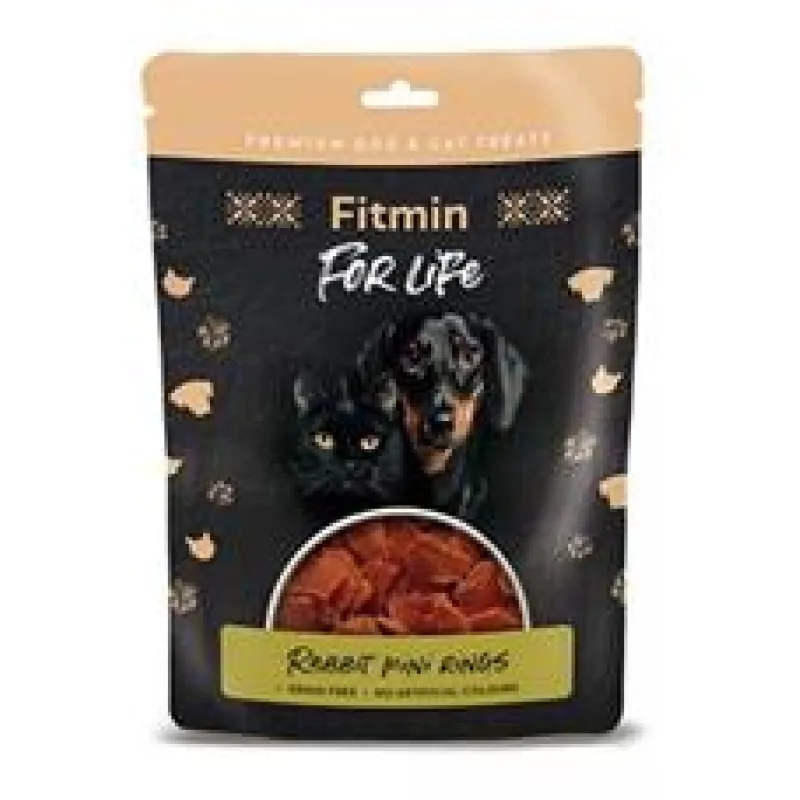 Fitmin FL dog,cat poch. Králičí mini kroužky 70g