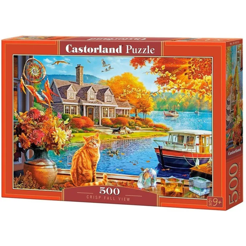 Puzzle Castorland 500 dielikov Iskrivý jesenný výhľad