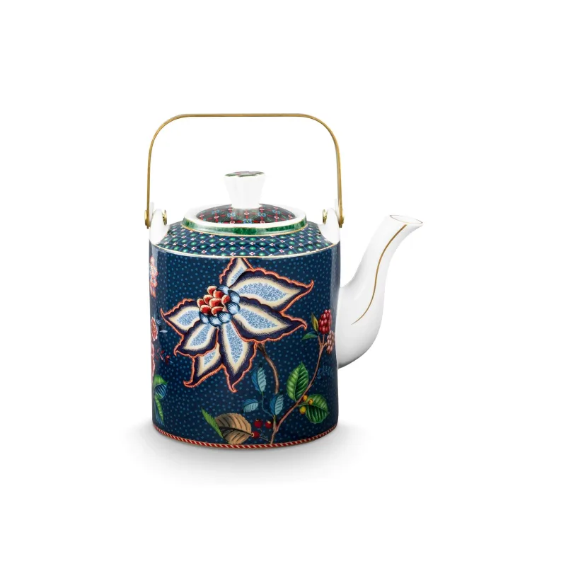 Pip Studio čajová konvice 1 l v dárkovém balení Oriental Berry Blues Blue