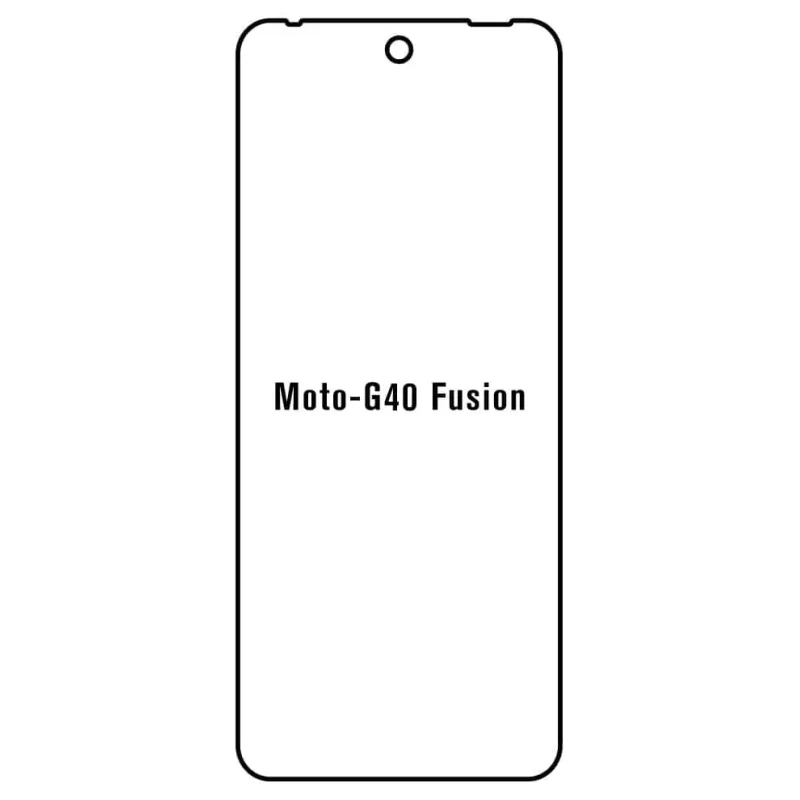Sunshine Motorola G40 Fusion Predná Hydrogél ochranná fólia Strih: Kompatibilná s krytom, Typ fólie: Anti-Spy (Privacy)