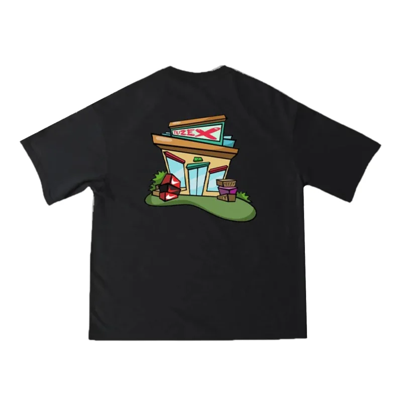 Tuzex Fashion Store Old Logo T-shirt Black - S