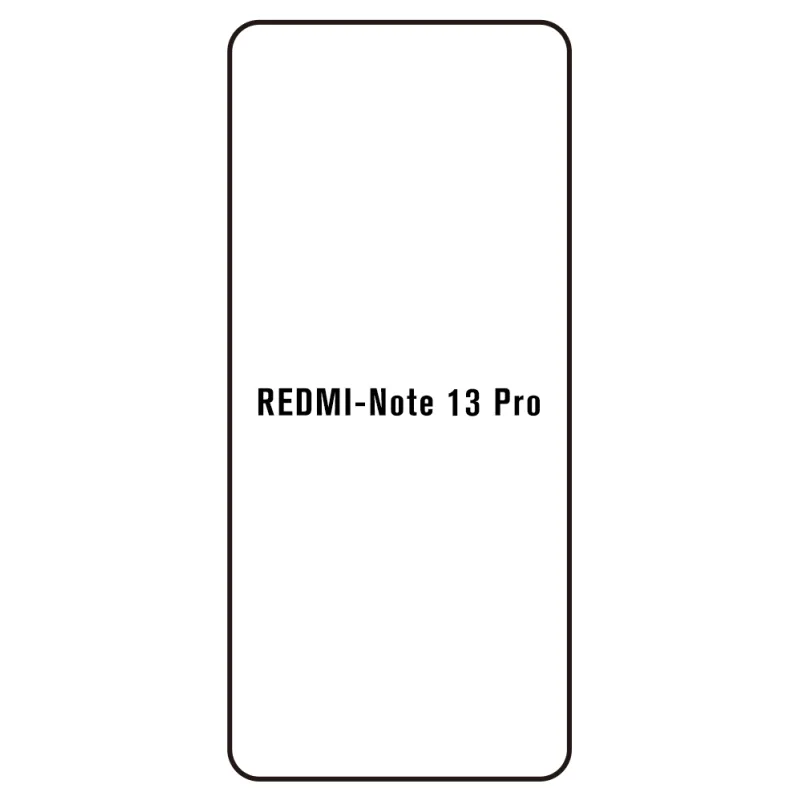 Sunshine Xiaomi Redmi Note 13 Pro 5G Predná Hydrogél ochranná fólia Strih: Kompatibilná s krytom 2, Typ fólie: Číra