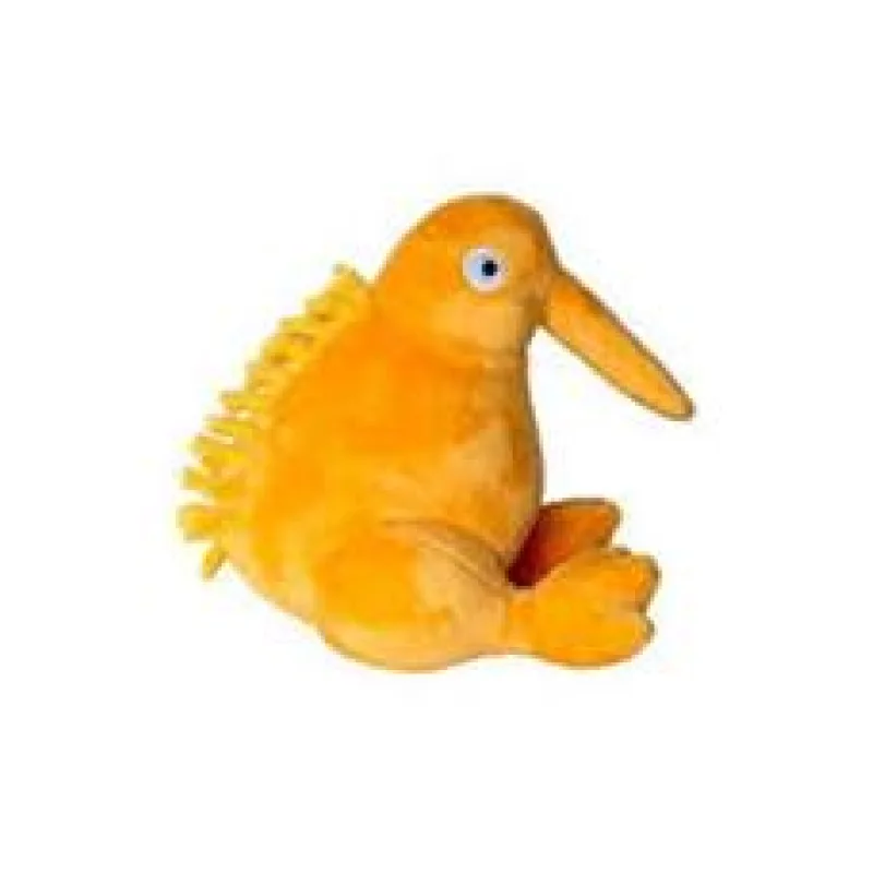 Hračka pes PLUSH plyš,pískací 16cm Kiwi 1ks oranžová