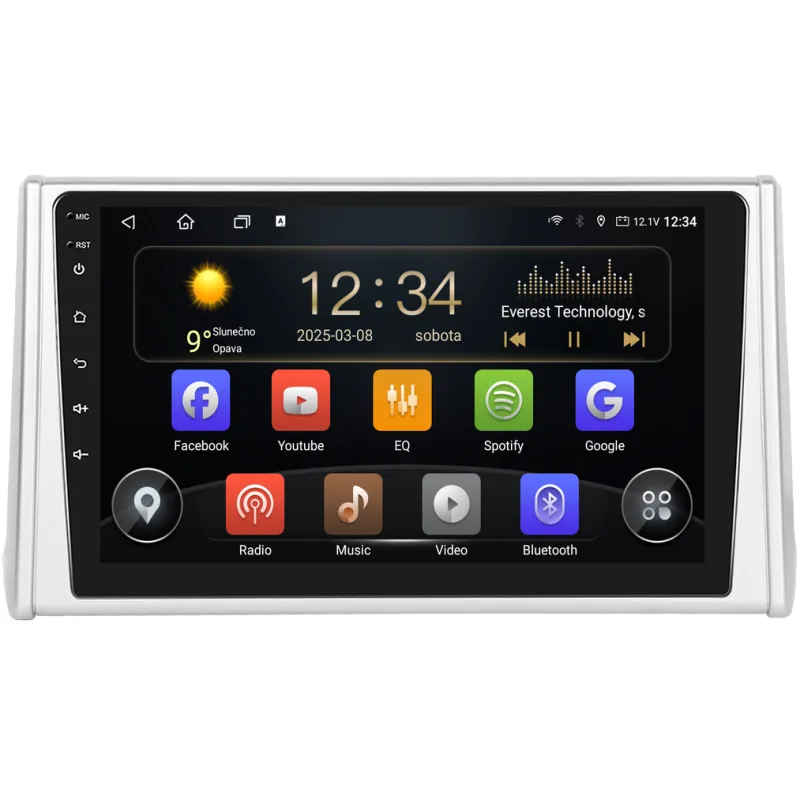 Isudar 2DIN autorádio T75-IEV205 Android, Toyota RAV4 V T75-UN08/A8116
