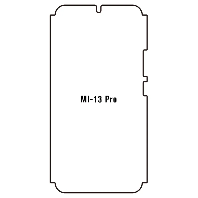 Sunshine Xiaomi 13 Pro Predná Hydrogél ochranná fólia Strih: Predná časť a rám, Typ fólie: Anti-Spy (Privacy)