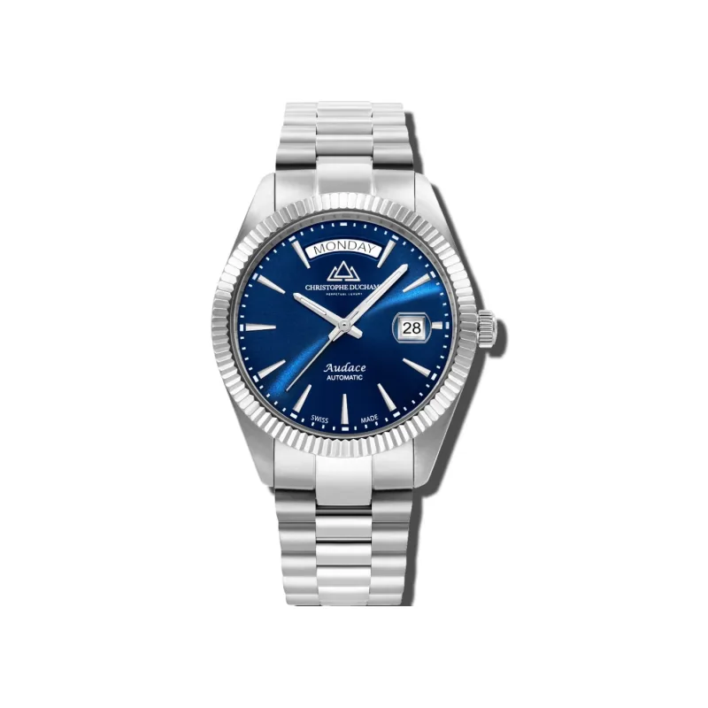 Christophe Duchamp Audace 40 - Blue Dial & 316L Stainless Steel Strap CD8102-02 - OS