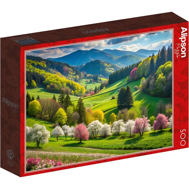 Puzzle Alipson 500 dielikov Jarná prechádzka