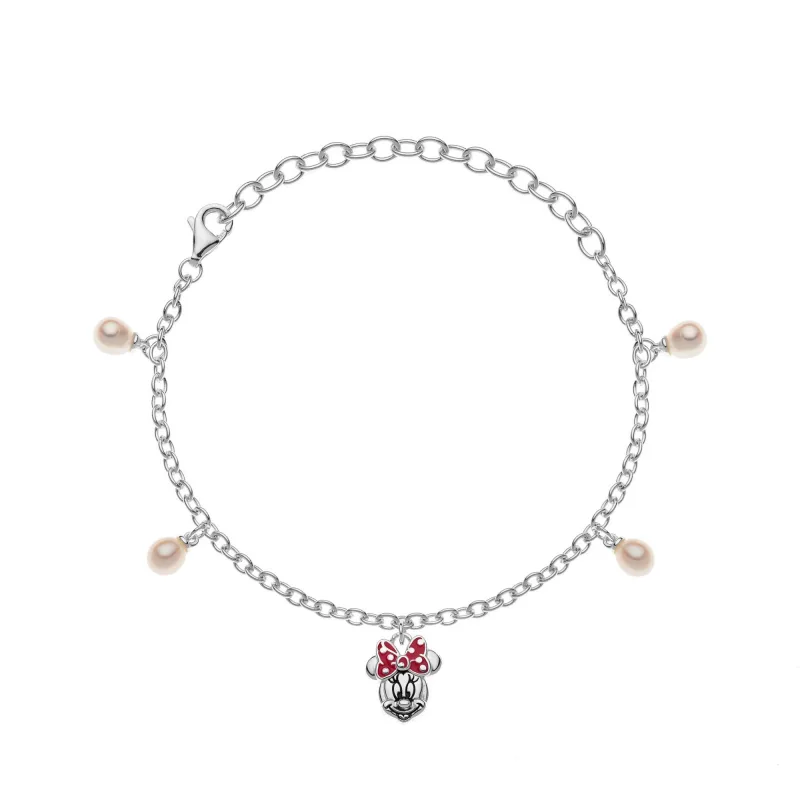 Detský náramok Disney Minnie Mouse strieborný BS00001SMAL-5.CS