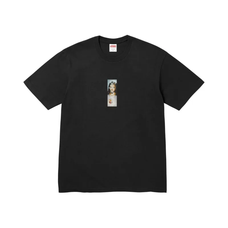 Supreme Prayer Card Box Logo Tee Black - L
