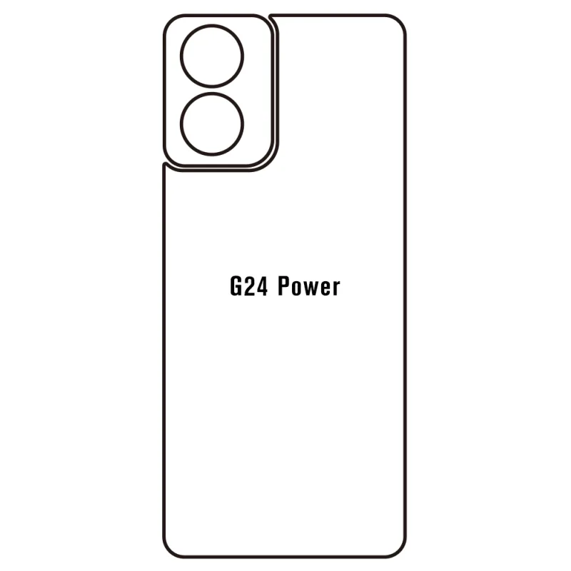 Sunshine Motorola G24 Power Zadná Hydrogél ochranná fólia Strih: Zadná časť 2, Typ fólie: Číra