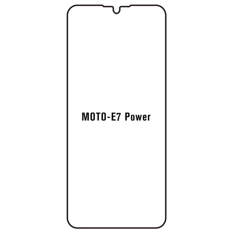 Sunshine Motorola E7 Power / E7i Power Predná Hydrogél ochranná fólia Strih: Kompatibilná s krytom, Typ fólie: Anti-Spy (Privacy)
