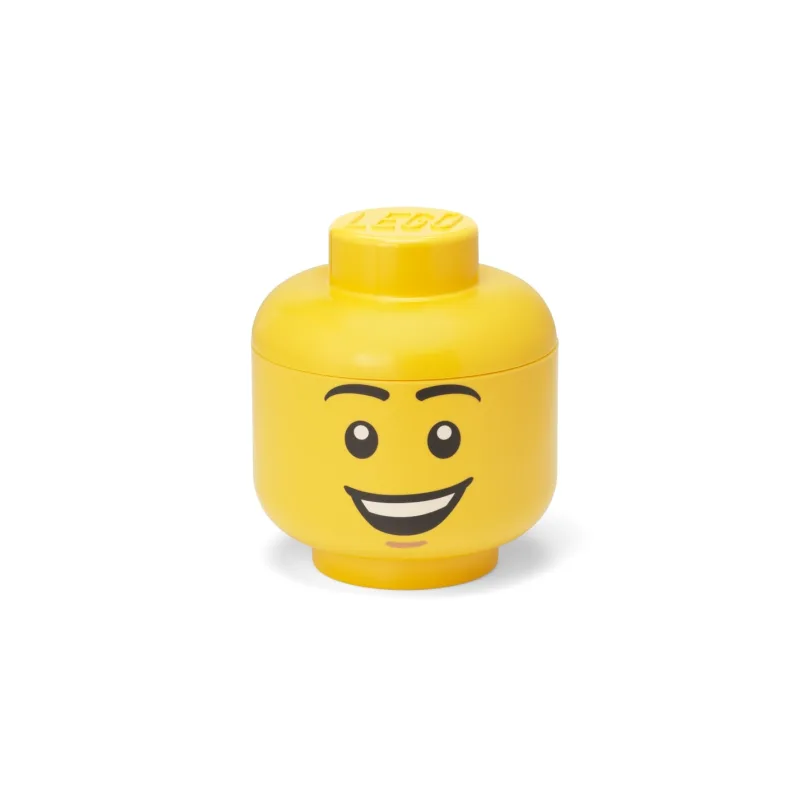 Smartlife LEGO úložná hlava (veľkosť S) - šťastný chlapec
