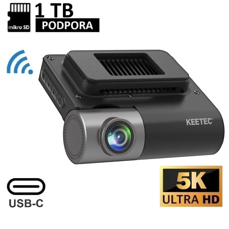Keetec DC3000 5K HDR Autokamera WiFi, GPS, 3" IPS, USB-C DC3000 5K HDR