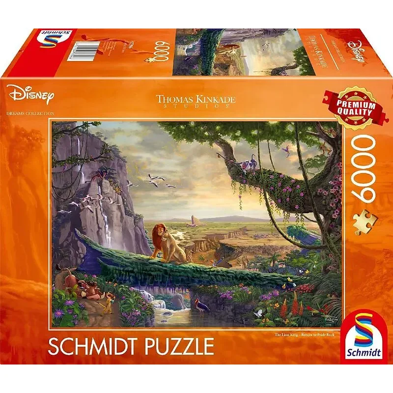 Schmidt Puzzle Leví kráľ: Návrat na Leviu skalu 6000 dielikov