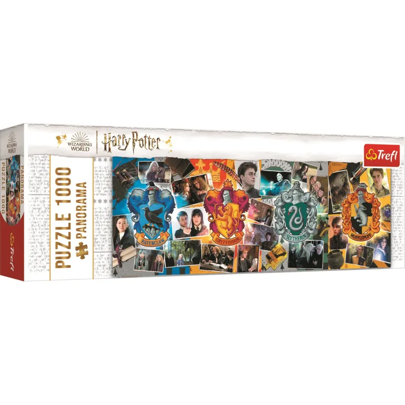 Trefl Panoramatické puzzle Harry Potter: Štyri bradavické fakulty 1000 dielikov