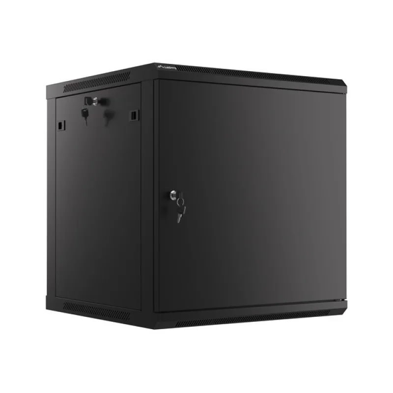 LANBERG RACKOVÁ SKŘÍŇ 19" NÁSTĚNNÁ 12U/600X600 PRO VLASTNÍ MONTÁŽ S KOVOVÝMI DVEŘMI ČERNÁ WF01-6612-00B