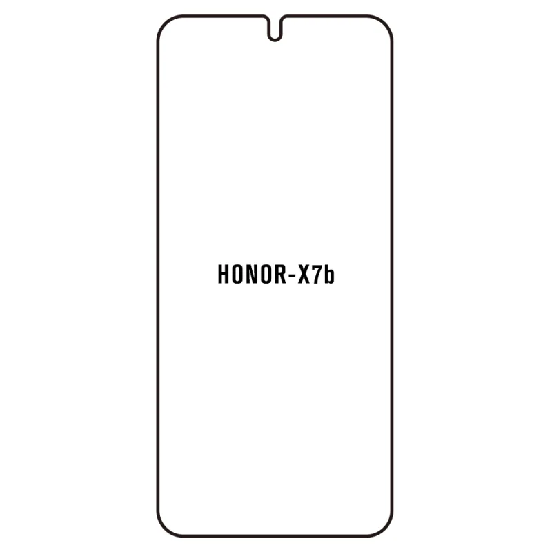Sunshine Honor X7b 5G (50MP) Predná Hydrogél ochranná fólia Strih: Kompatibilná s krytom 2, Typ fólie: Matná