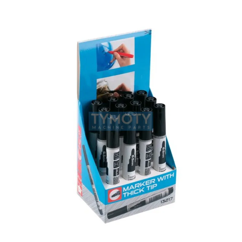 Značkovač permanentný čierny 144mm extra silný hrot 6.5mm