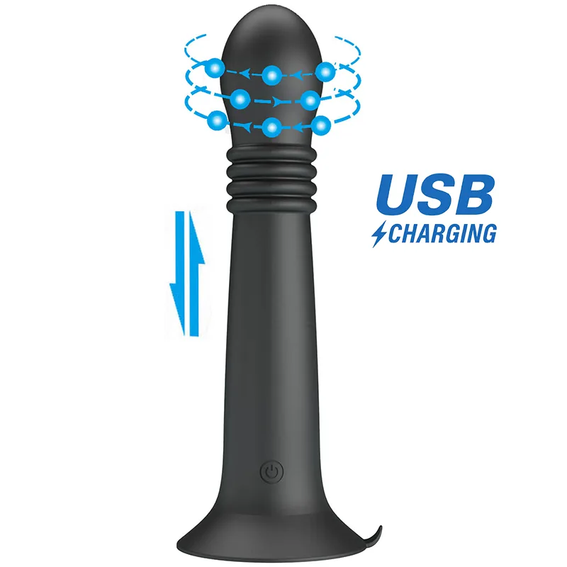 Pretty Love Stellan Thrusting and Rotating Wand Massager