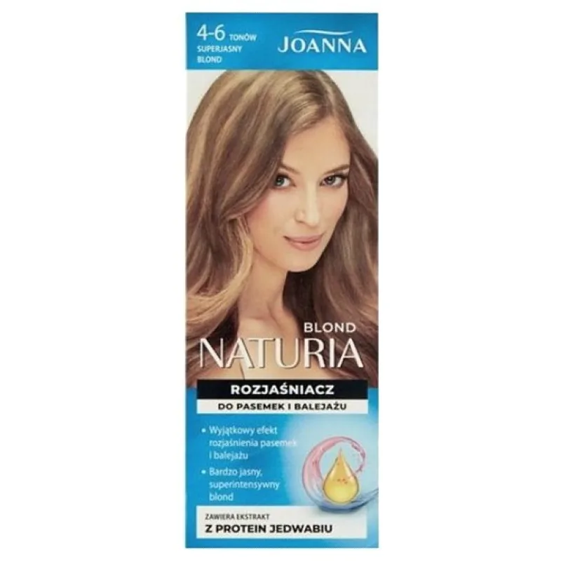 JOANNA Naturia Platinum Blond 4-6 Tones - platinový melír na vlasy