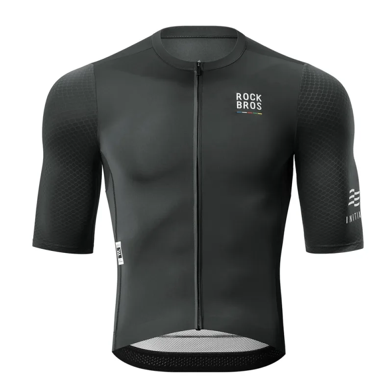 Rockbros 15220032001 ROAD TO SKY pánsky cyklistický dres krátky rukáv M - čierny