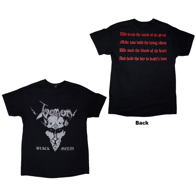 Venom - Black Metal (Back Print) (tričko)