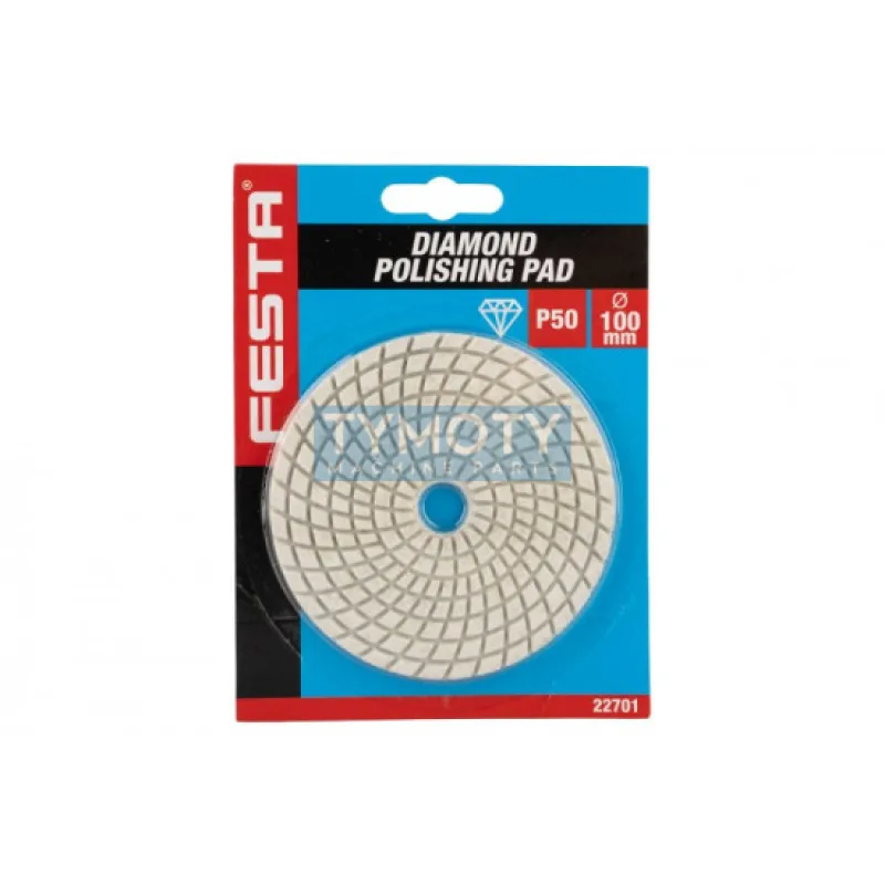 Kotúč leštiaci diamantový 100 mm P50, FESTA 22701
