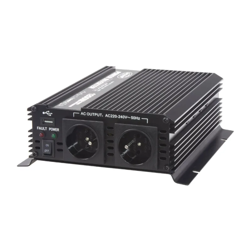 Měnič napětí z 24/230V + USB, 1200W 351224