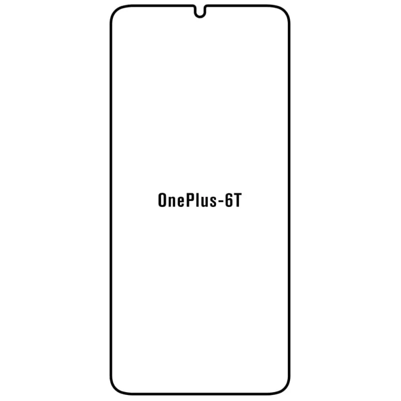 Sunshine OnePlus 6T Predná Hydrogél ochranná fólia Strih: Kompatibilná s krytom, Typ fólie: Číra
