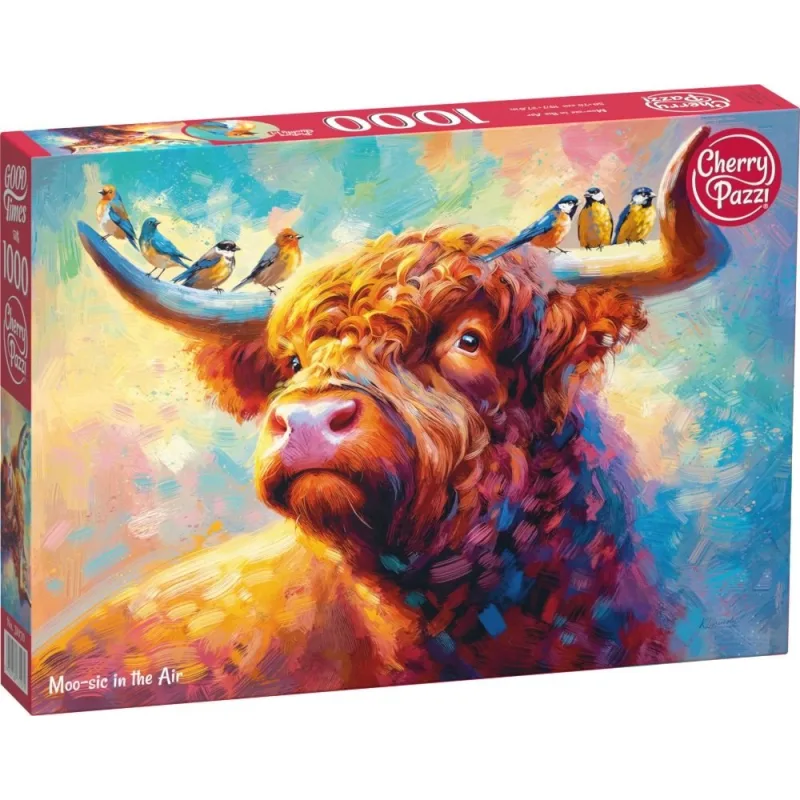 Puzzle Cherry Pazzi 1000 dielikov Hudba vo vzduchu (Moo-sic in the Air)
