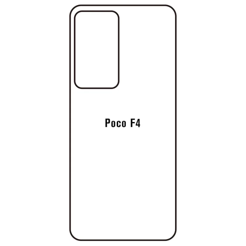 Sunshine Xiaomi Poco F4 Zadná Hydrogél ochranná fólia Strih: Zadná časť 1, Typ fólie: Číra