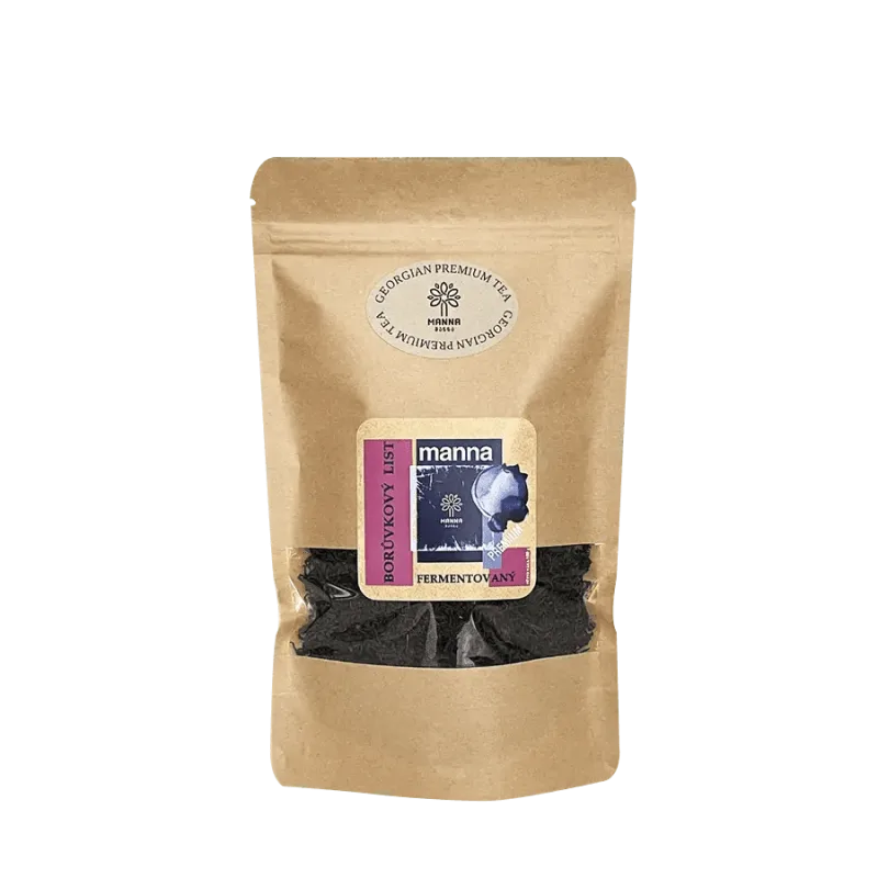 Manna Čierny čaj s čučoriedkovým listom - 100g.