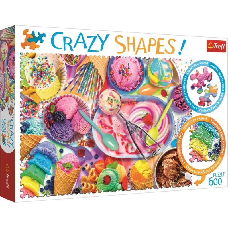 Trefl Crazy Shapes puzzle Sladké sny 600 dielikov